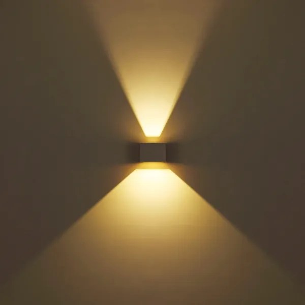 Globo 34168SA - LED vonkajšie nástenné svietidlo VERONIKA 2xLED/3W/230V IP54