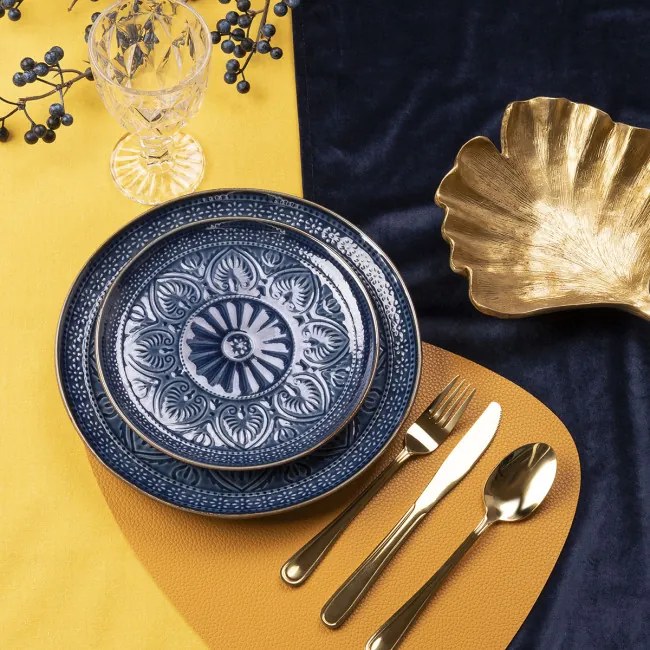 Dezertný tanier INDIE granátový ALL 974926