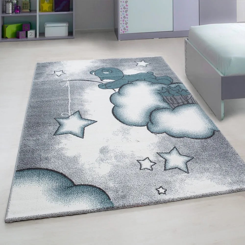 Modro-sivý detský koberec 140x200 cm Kids – Ayyildiz Carpets