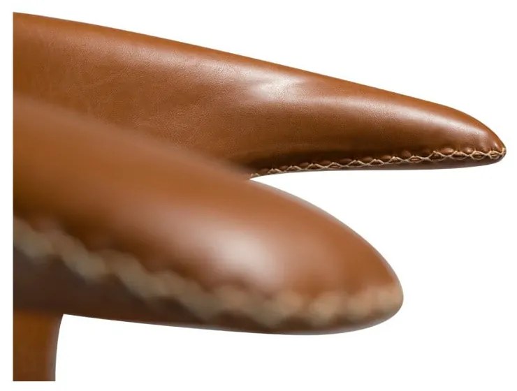 Hnedá koženková stolička DAN-FORM Denmark Flair