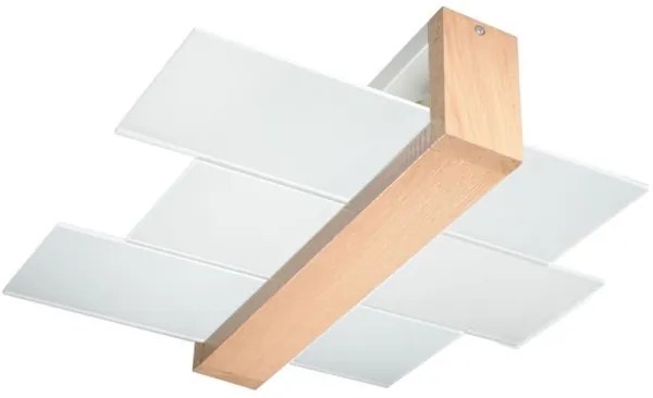 Brilagi - LED drevené stropné svietidlo HERA 2xE27/7,5W/230V