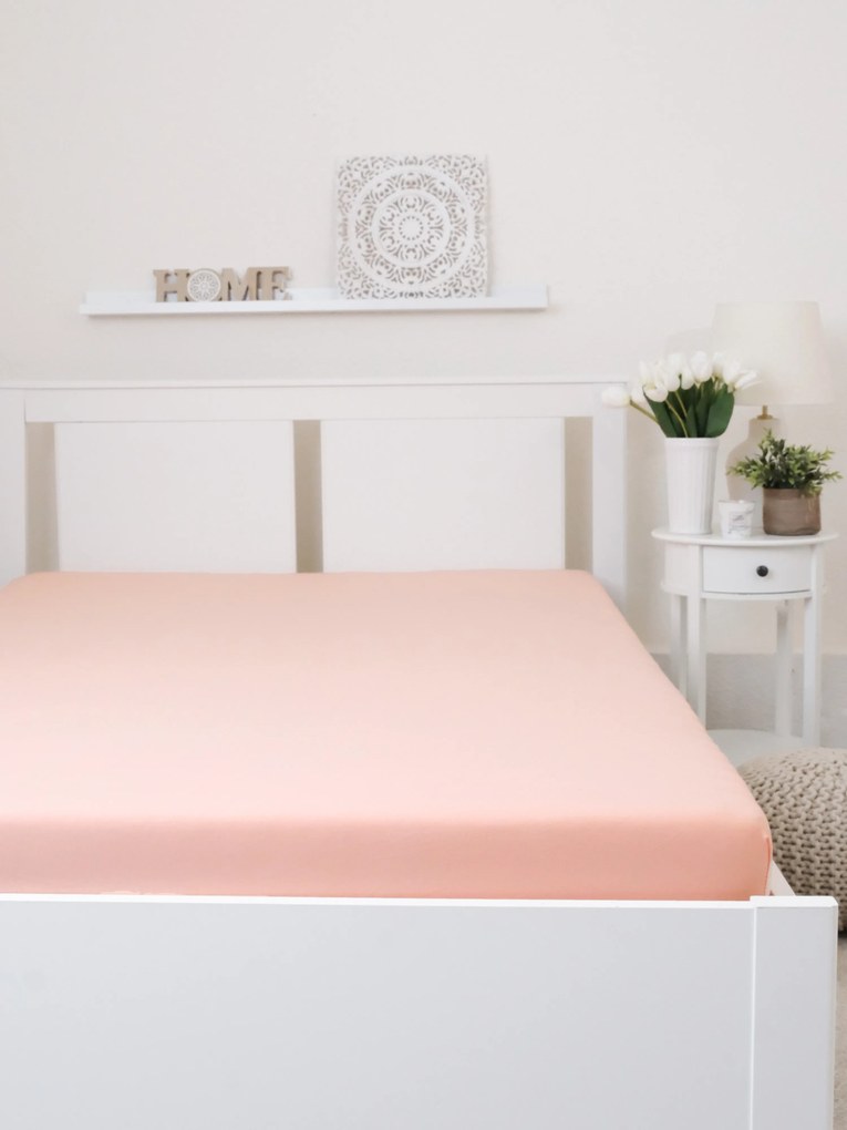 Jersey plachta Classic 140 x 200 cm – lososová