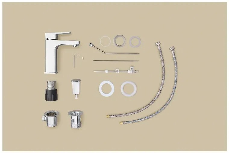 Livarno®  Umývadlová batéria (hranatý)  (100395240)