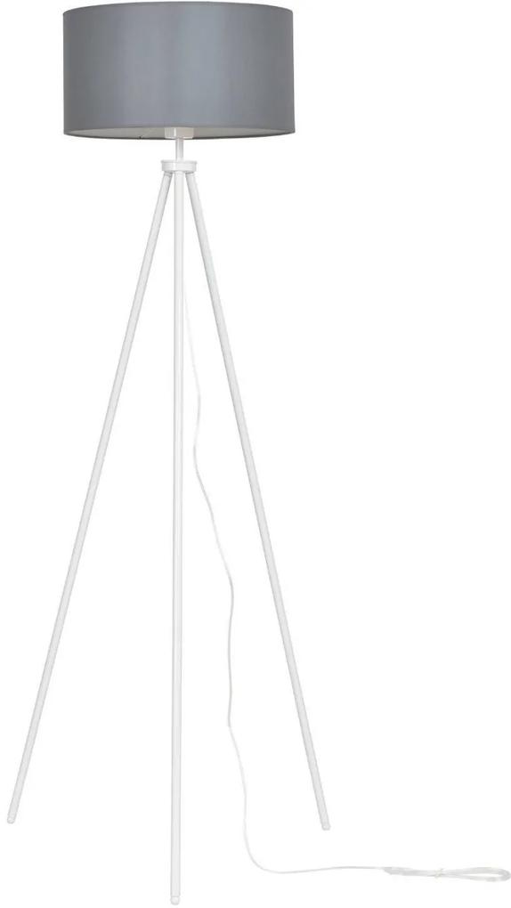 Stojacia lampa Indigo, 1x textilné tienidlo (výber zo 7 farieb), (výber z 2 farieb konštrukcie)