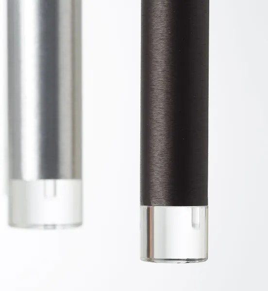 Brilliant -LED stmievateľný luster na lanku CEMBALO LED/70W/230V chróm/čierna/hnedá