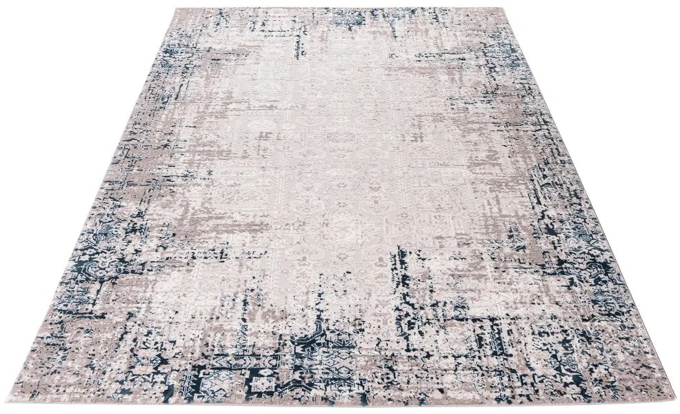 Obsession, Kusový koberec My Phoenix 120 aqua, 120x170, šedá, chodba / predsieň