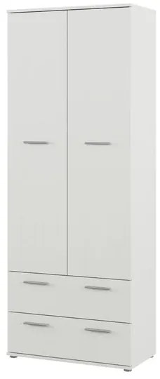 Šatníková skriňa New Lima - 77x201x40 cm (biela)