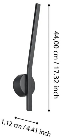 Eglo 900681 - LED Vonkajšie nástenné svietidlo TAPARITA LED/11W/230V IP55