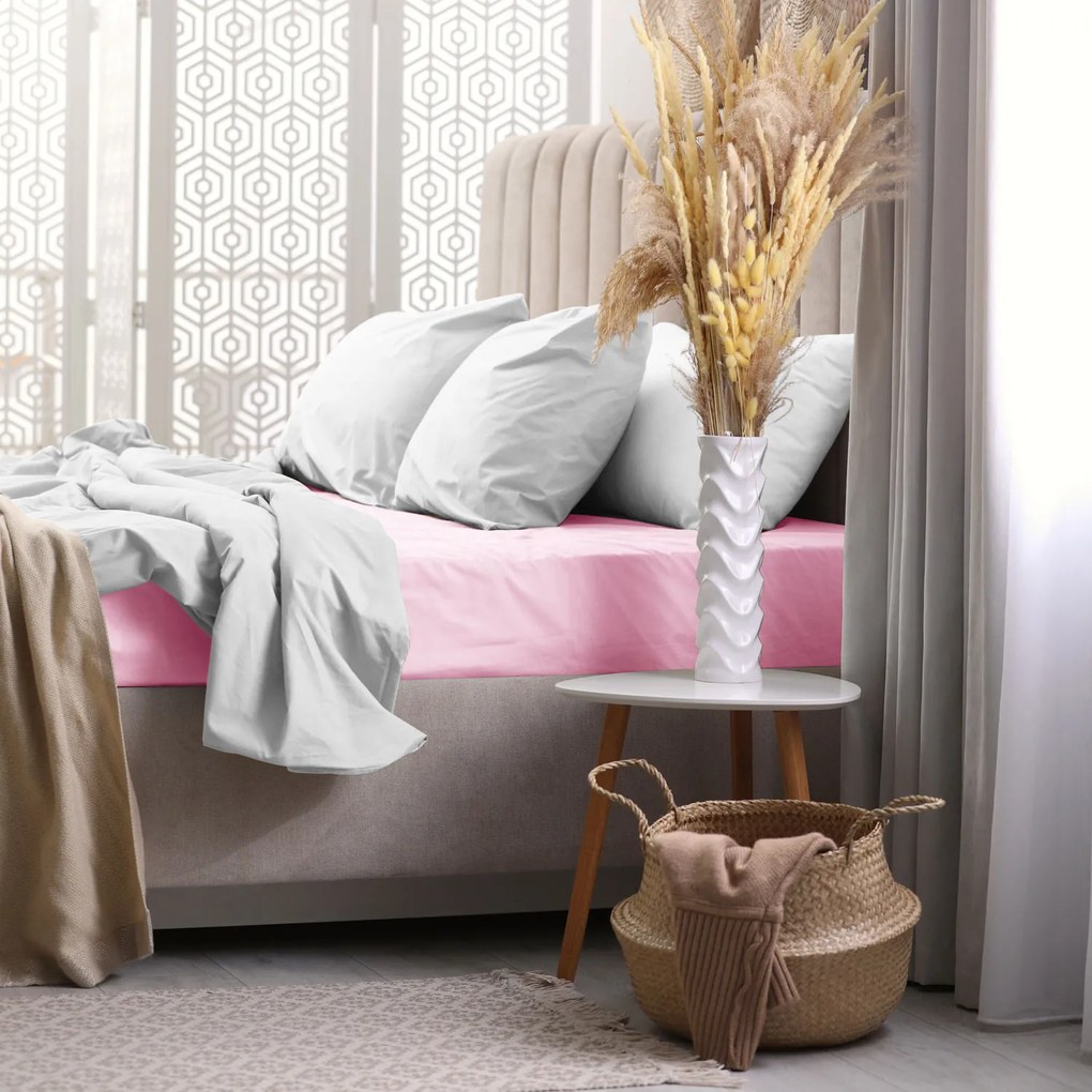 DETSKÉ FROTÉ PRESTIERADLO 005 80X160 CM SVETLORUŽOVÉ