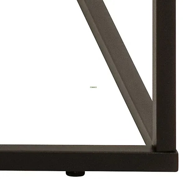 Konferenční stolek Barossa 110 cm travertin/černý