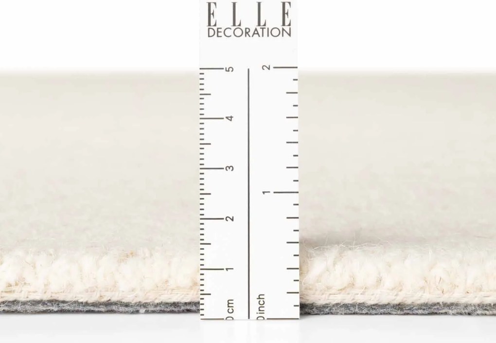 ELLE Decoration, Kusový koberec Puristic Knots 106318 Natural White z kolekce Elle, 200x290, biela, obývacia izba