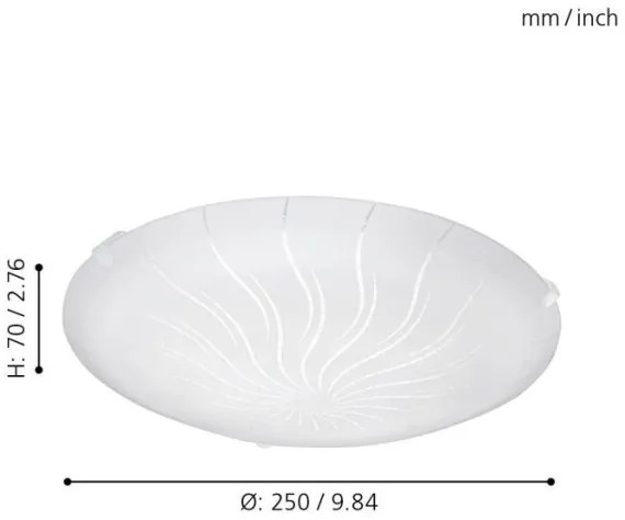 Eglo 96089 - LED stropné svietidlo MARGITTA 1 LED/11W/230V