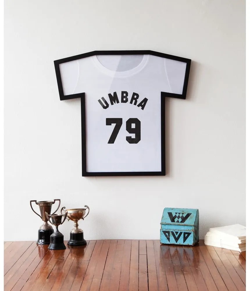 Čierny plastový rámček na stenu 50x54,5 cm T-Frame – Umbra