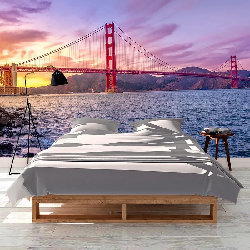 Sablio Tapeta Golden Gate 5 - 125x75 cm