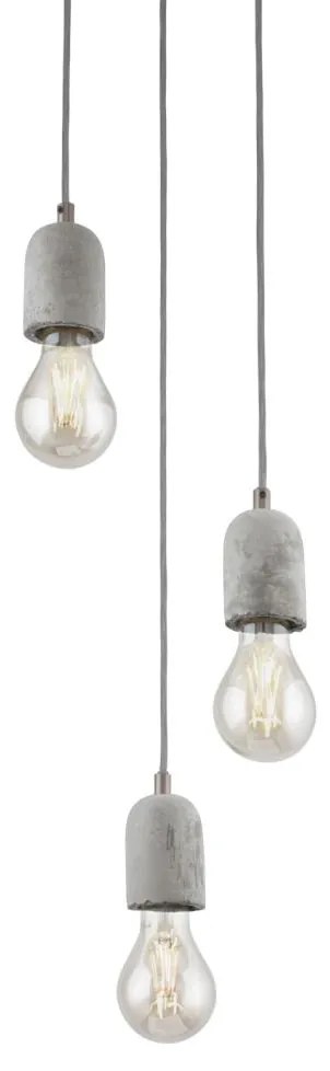 Eglo 95523 - Luster SILVARES 3xE27/60W/230V