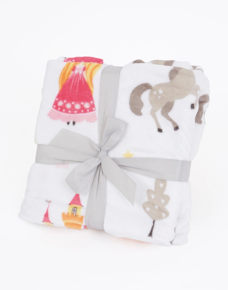 Detská deka do postieľky mikroplyš Exclusive 80 × 100 cm – Kúzelné kráľovstvo