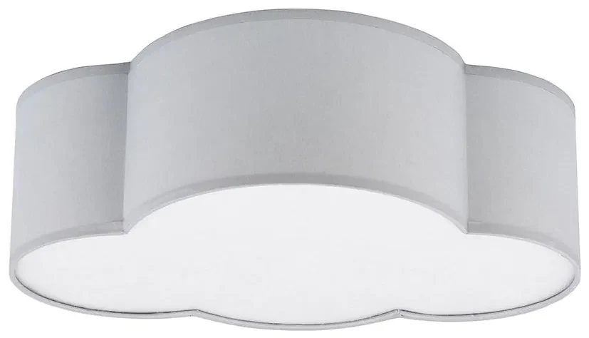 TK Lighting Detské stropné svietidlo CLOUD MINI 2xE27/15W/230V šedá TK3144