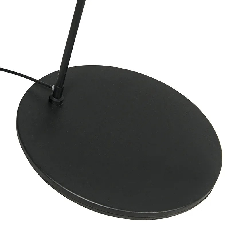 Inteligentná moderná oblúková stojaca lampa čierna vrátane WiFi G95 - Vinossa