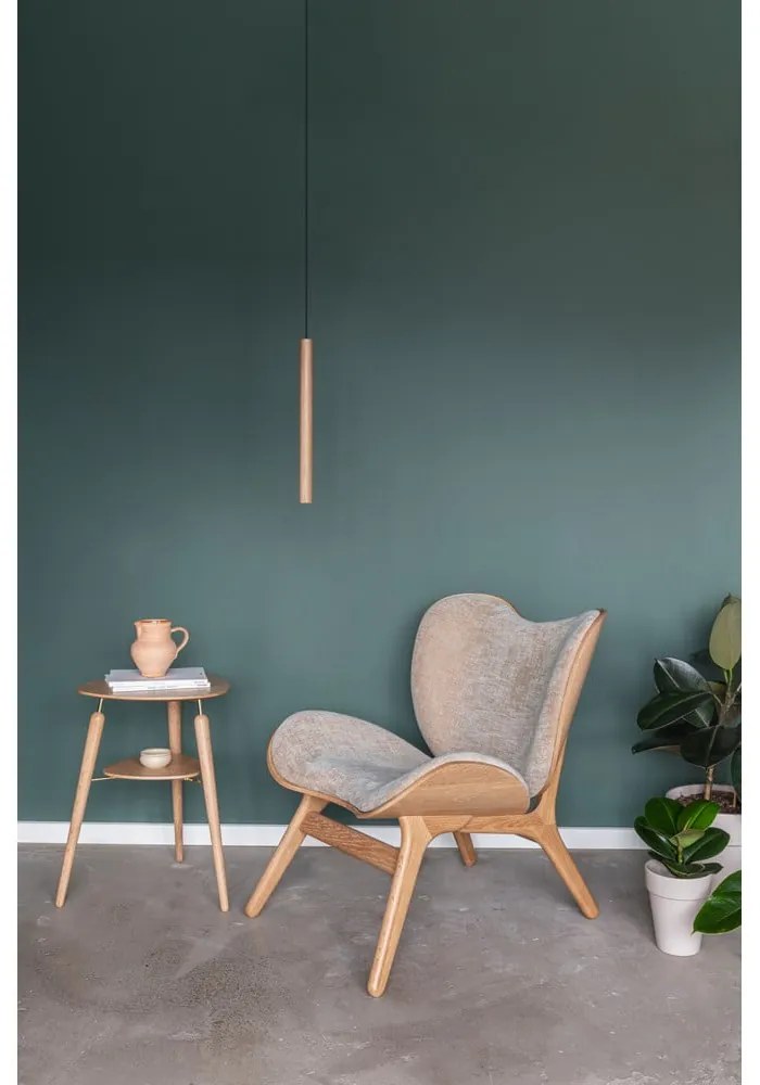 LED závesné svietidlo s dreveným tienidlom ø 3 cm Chimes – UMAGE