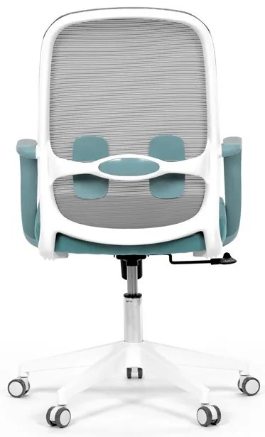 Autronic BONTEC Kancelárska stolička, hojdací mechanizmus, modrá látka, KA-S425 BLUE Farba: Šedá