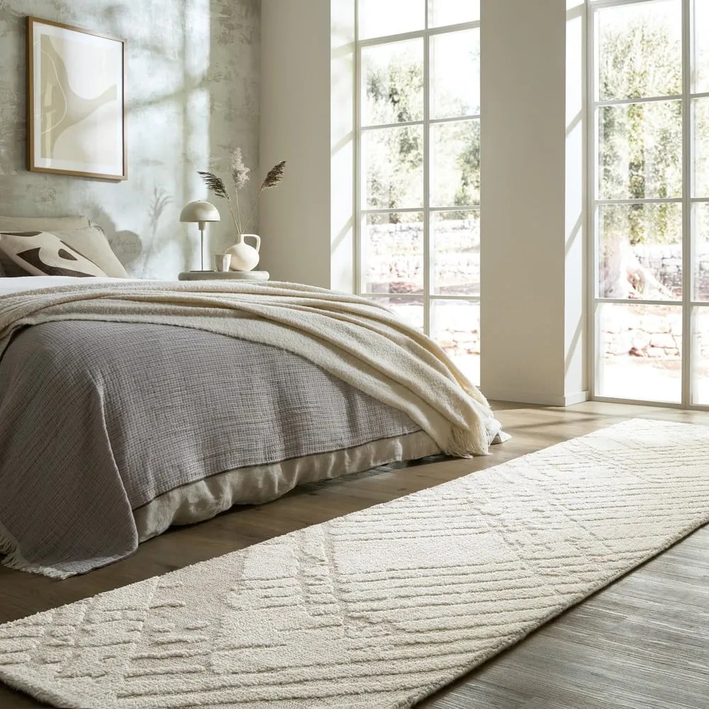 Krémový behúň 80x300 cm Remy – Flair Rugs