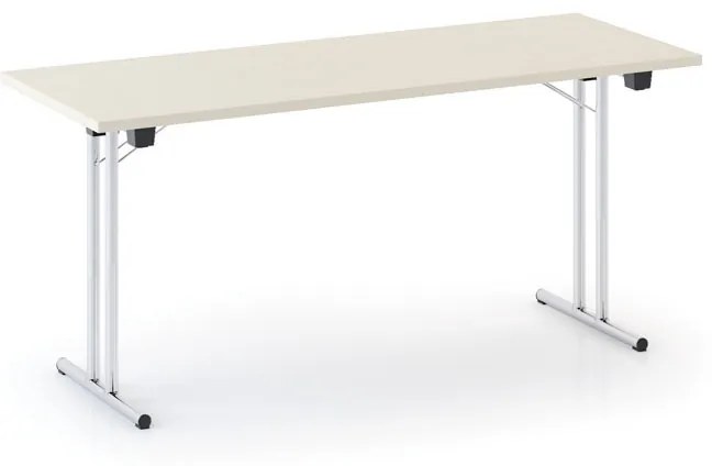 Skladací konferenčný stôl FOLDING, 1600 x 800 mm, breza