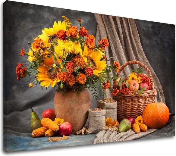 Obraz na stenu FAREBNÉ KVETY_166-11