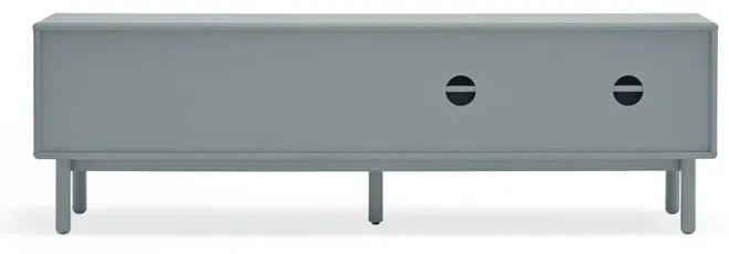 Modrý/sivý TV stolík 180x56 cm Corvo – Teulat