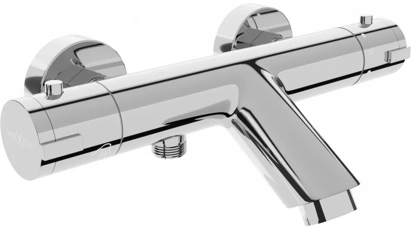 Mexen KAI, termostatická vaňová batéria, chrómová, 77300-00