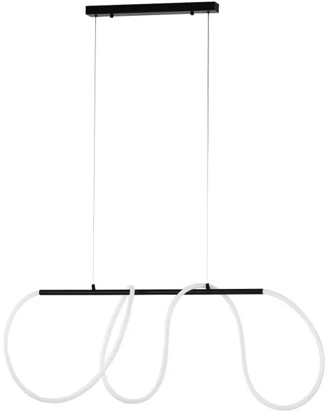 LED luster na lanku FLEXI LED/45W/230V 4000K čierny