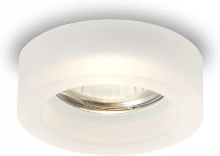 BIANCA R | Zápustné sklenené LED svietidlo Farba: Satinované sklo