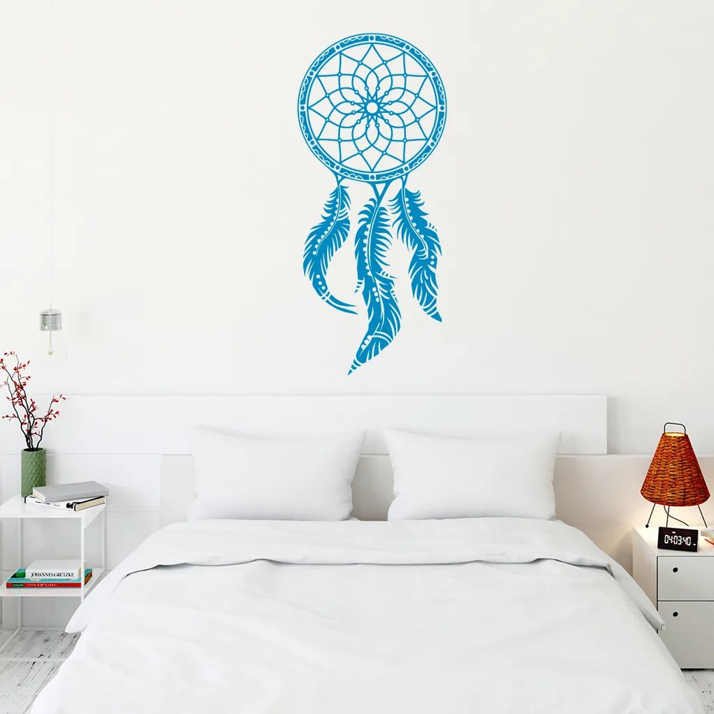 Veselá Stena Samolepka Lapač snov Farba: oranžová, Veľkosť: 80 x 34 cm