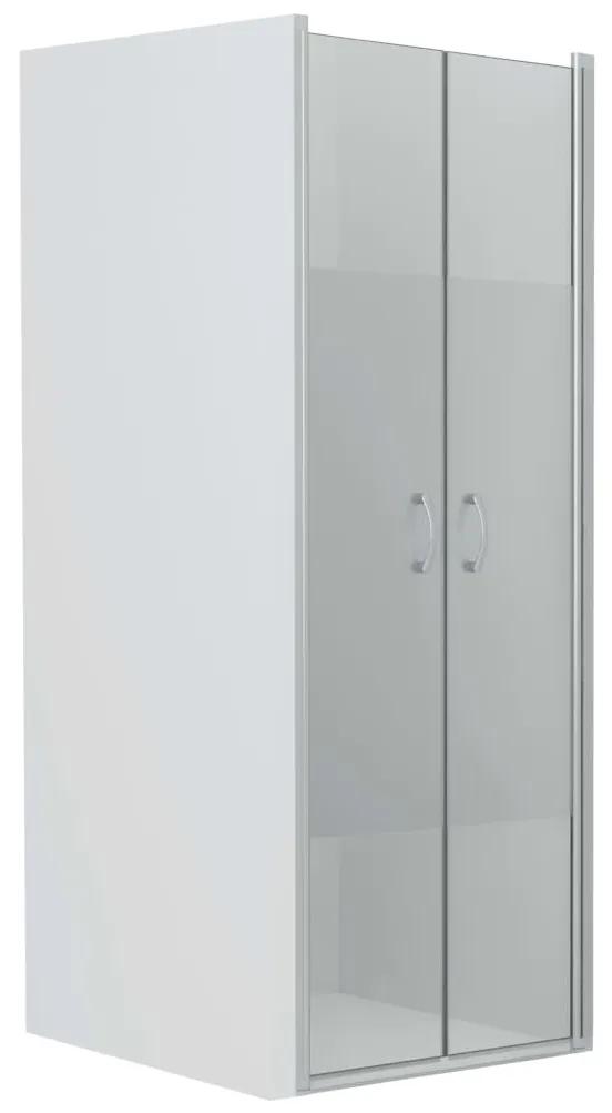 vidaXL Sprchové dvere polopriehľadné ESG 90x180 cm