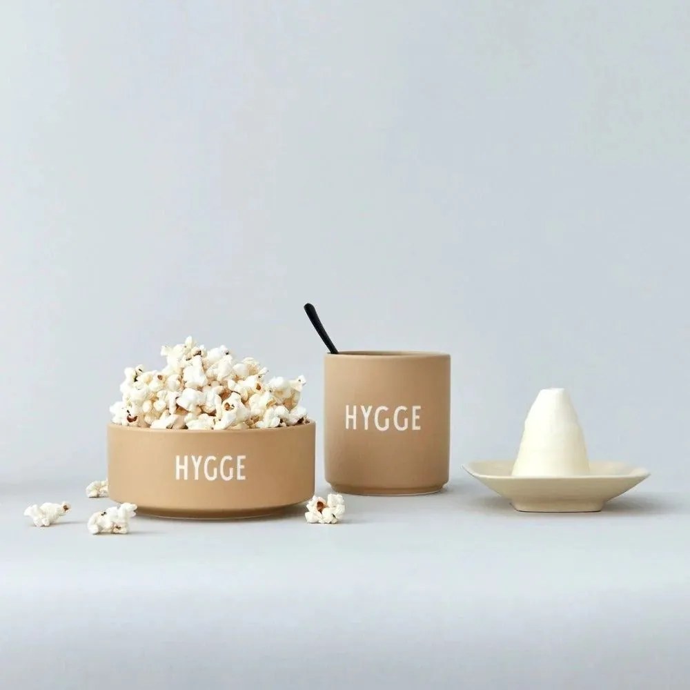 DESIGN LETTERS Porcelánová miska Beige Hygge