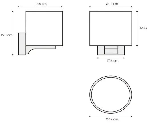 Lucide 04204/01/30 - Kúpeľňové nástenné svietidlo JENNO 1xG9/33W/230V IP44
