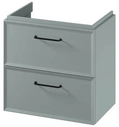 Cersanit S1021-009-Závesná kúpeľňová skrinka pod umývadlo MILLE SLIM 60x38 cm mintová