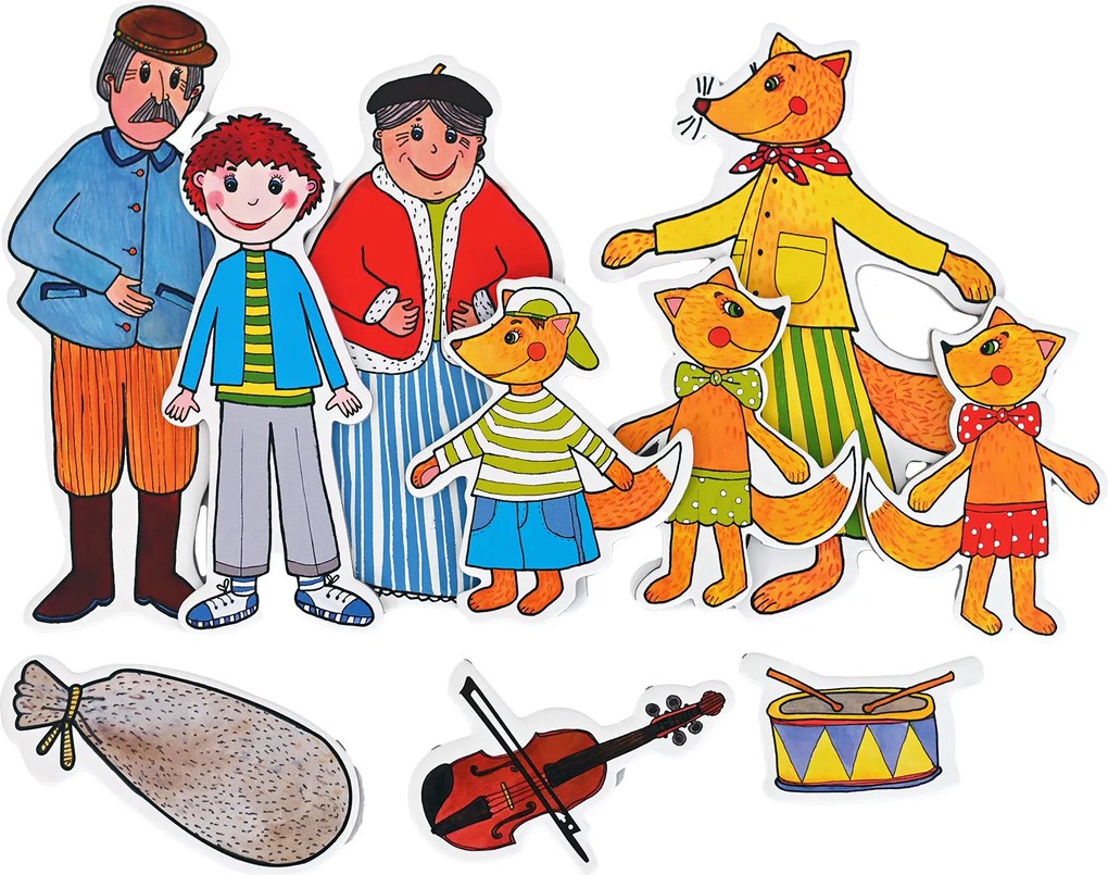 MARIONETINO – Budulínek – bábky 7 ks