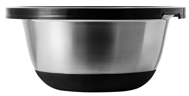 Set miešacích misiek s vekom 4 ks – Basic Kitchen - 593771