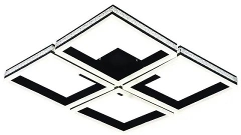 LED stmievateľný prisadený luster LED/215W/230V 3000-6500K + diaľkové ovládanie