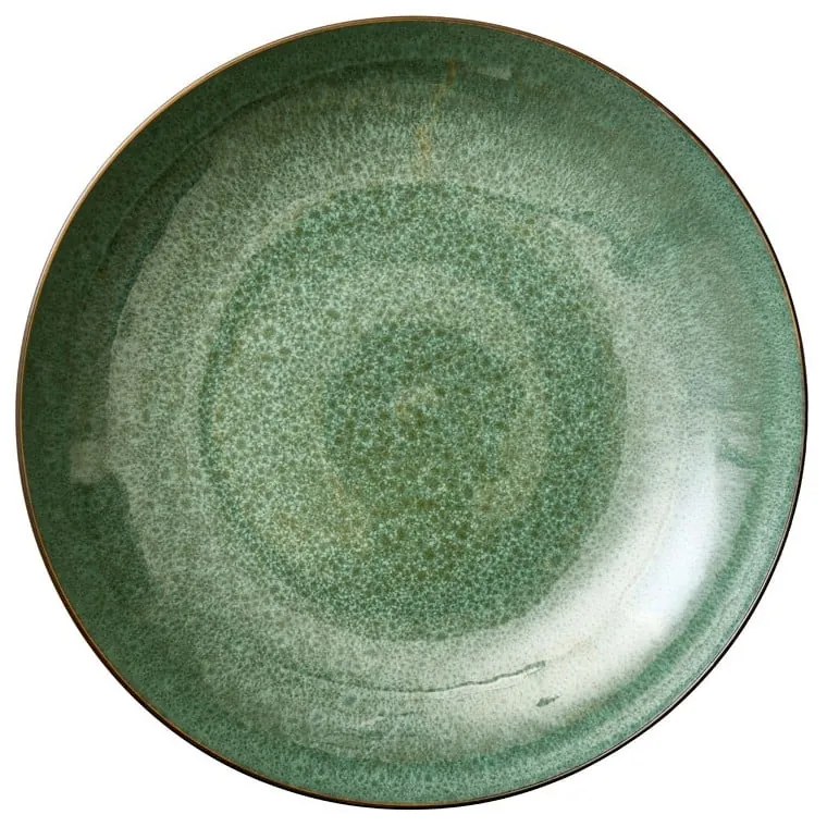 Zelená/čierna misa z kameniny ø 40 cm Gastro Black/Green – Bitz