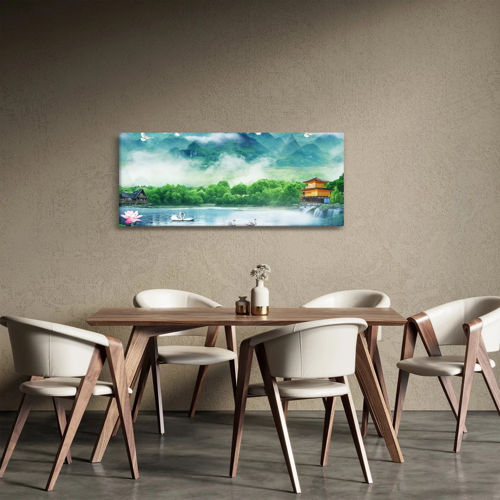 Obraz - Snová krajina (120x50 cm)