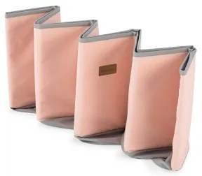 Detský suchý bazén s loptičkami pr. 80 cm ružová/sivá