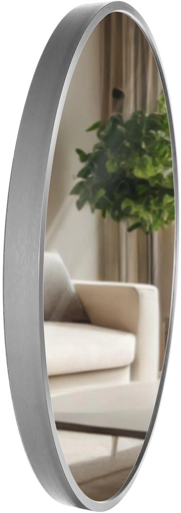 Nástenné zrkadlo Elsie M 323824 - 45x45 cm - Strieborná