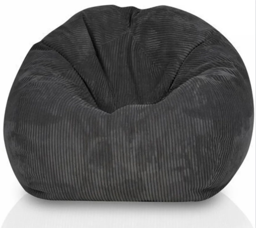 Sedací vak Sakwa Štruktúrovaný TiaHome - tmavo sivá