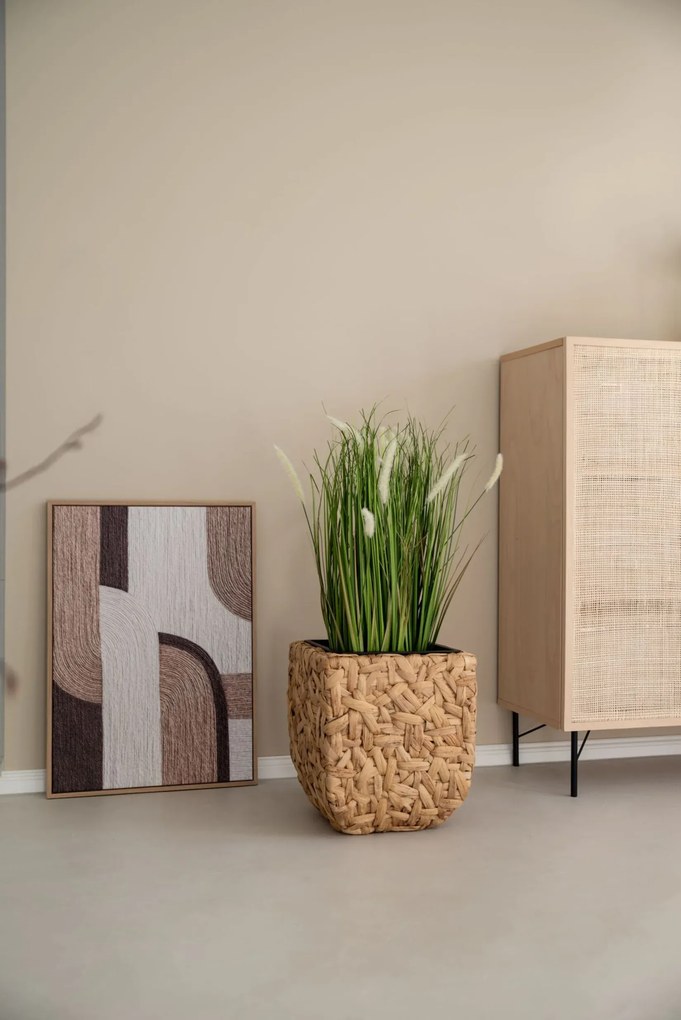 Kvetináč WILD, vodný hyacint, výška 40 cm, natur