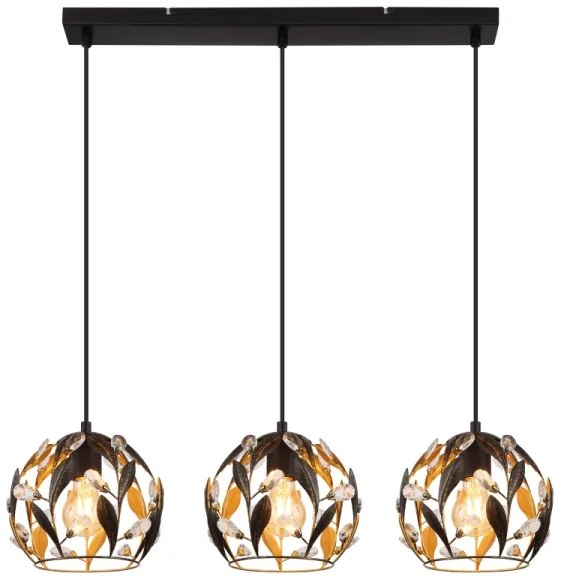 Globo 15759-3H - Závesný luster MIKA na lanku 3xE27/40W/230V