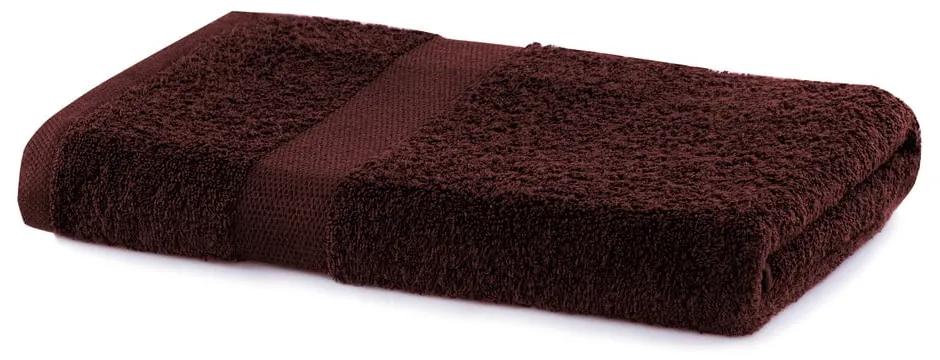 Hnedý uterák DecoKing Marina, 70 × 140 cm
