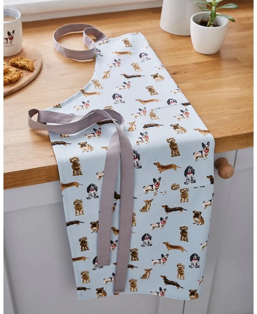 Bavlnená zástera Cooksmart ® Curious Dogs