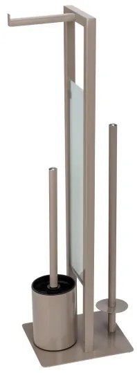 WENKO 25553100 - WC kefa RIVALTA 18x70 cm béžová/čierna