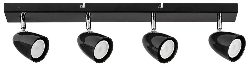 Rabalux 73021 - Bodové svietidlo PERICO 4xGU10/5W/230V čierna